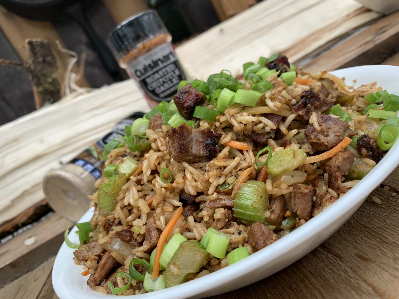 Left Over Brisket Fried Rice Grill Hunters