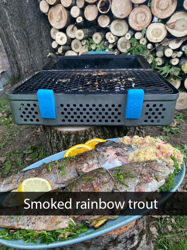 Smoked rainbow trout Grill Hunters